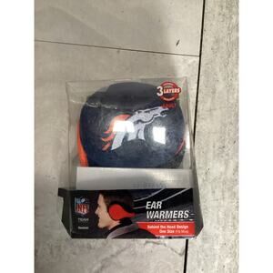 NFL Ear Warmers Denver Broncos Team 3-Layer Design